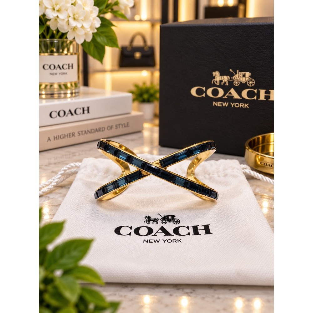 #7 Coach bagette cuff bracelet